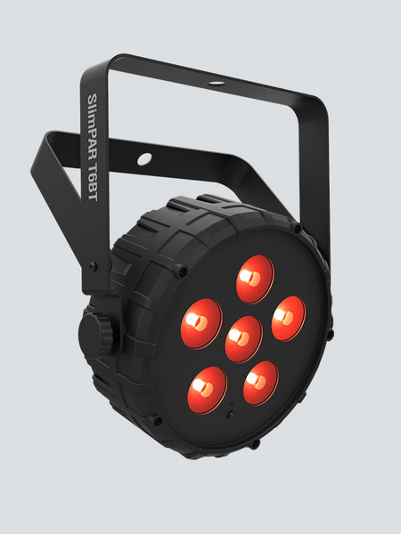 LOW PROFILE HIGH OUTPUT WASH LIGHT FEATURING 6X TRI-COLOR (RGB) LEDS & BUILT-IN BLUETOOTH WIRELESS