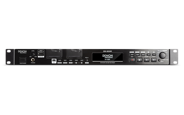 NETWORK SD/USB AUDIO RECORDER WITH DANTE 2 X 2 INTERFACE / 2 X SD CARD SLOTS & USB / 1 RACK UNIT