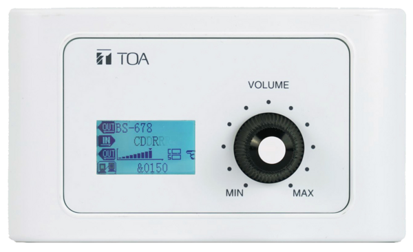 REMOTE AUDIO CONTROL PANEL, DESIGNED FOR EXCLUSIVE USE WITH TEH M-8080D