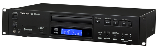 CD PLAYER WITH BLUETOOTH RECEIVER(UP TO 8 PAIRED AT A TIME), CD SUPPORTS CD-DA, WAV, MP3, MP2 FILES