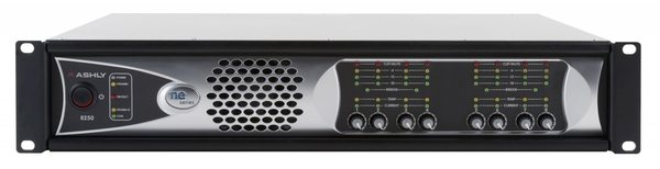 NE8250 DANTE NETWORK 8-CHANNEL X 250 WATTS AMPLIFIER PLUS OPDANTE AND OPDAC8 (D-TO-A) OPTION CARDS