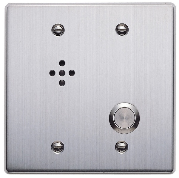 INDOOR/OUTDOOR SUB-STATION, VANDAL/WEATHER-RESISTANT, STAINLESS STEEL FACEPLATE (11 AWG.),