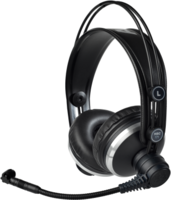 PROF. CLOSED-BACK HEADSETS DERIVED FROM K 171 HEADPHONES WITH CONDENSER MIC FOR BROADCAST AND