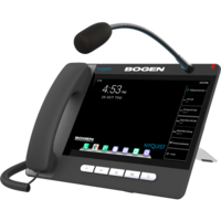 NYQUIST ZONE PAGING MICROPHONE STATION, 10.1" COLOR TOUCH SCREEN, GOOSENECK MICROPHONE