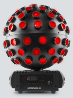 MIRROR BALL SIMULATOR, HIGH POWER QUAD-COLOR LEDS, 3 LED ZONES