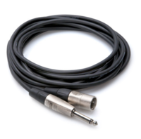 PRO UNBALANCED INTERCONNECT, REAN 1/4 IN TS TO XLR3M, 5 FT