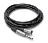 PRO BALANCED INTERCONNECT, REAN 1/4 IN TRS TO XLR3M, 1.5 FT