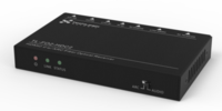 HDMI 2.0 & CONTROL OVER TWO FIBER OPTIC CABLE EXTENDER WITH BUILT-IN LC CONNECTORS ON BOTH TX/RX