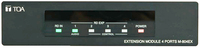 EXTENSION MODULE 4 PORTS, DESIGNED FOR EXCLUSIVE USE WITH THE M-8080D