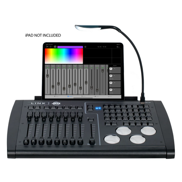 LINK; ADJ 4-UNIVERSE DMX HARDWARE CONTROLLER FOR USE WITH IPAD AND ADJ'S AIRSTREAM LINK IOS APP