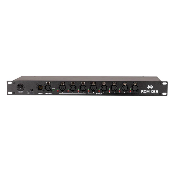 RDM XS8;DMX & RDM DATA SPLITTER WITH WIRED DIGITAL COMMUNICATION NETWORK