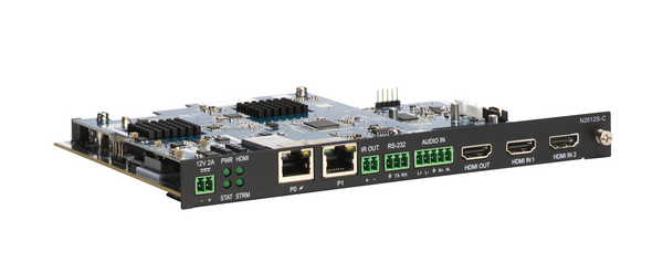 4K60 MWC/DANTE AV-A & 1080P H.26X MULTI-CODEC, DUAL-STREAM ENCODER CARD