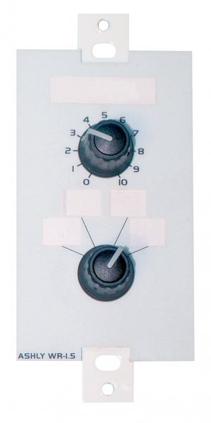 WALL REMOTE, SINGLE ROTARY POTENTIOMETER + 4-POSITION ROTARY SELECT, (DECORA STYLE)