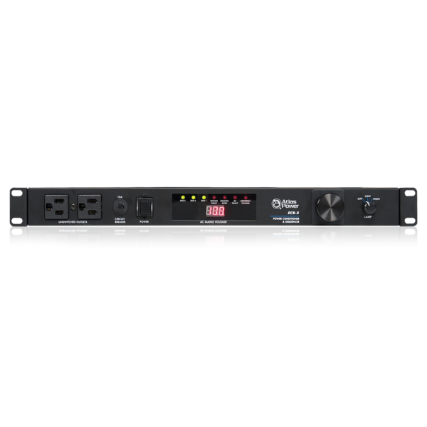 15A POWER SEQUENCER & CONDITIONER WITH 9 OUTLETS (6 REAR / 2 FRONT) / 1 RU