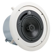 6" COAXIAL CEILING SPEAKER WITH 70V 32W TRANSFORMER & 8OHM BYPASS, WHITE (PRICED EA, BUY PR)