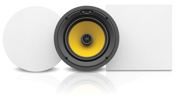 8" 125-WATT, 6OHM IN-WALL/IN-CEILING LOUDSPEAKER WITH MAGNETIC GRILLE