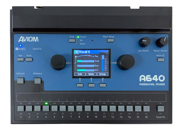 PERSONAL MIXER FEATURING HIGH-RES COLOR MULTI-MIX-VIEW DISPLAY, USB, UP TO 64 NETWORK CHANNELS