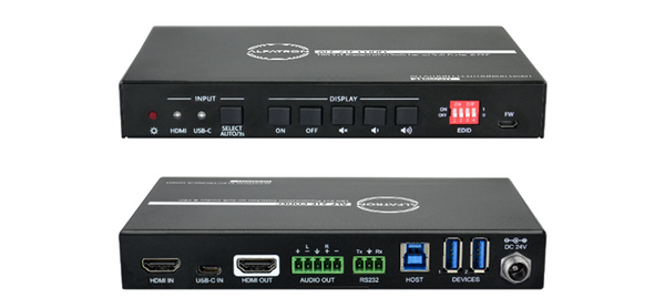 2X1 PRESENTATION SWITCHER WITH SOFTCODEC AND CEC ( FOR ON,OFF,MUTE,VOL+,VOL - ) 4KX2K@60HZ 4:4:4, HD