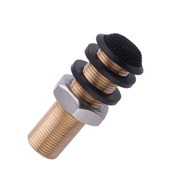 OMNI-DIRECTIONAL BOUNDARY MIC, HALF-SPHERICAL POLAR PATTERN, BLACK