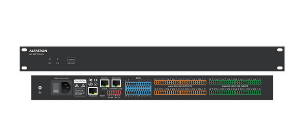 DANTE EQUIPPED DIGITAL SIGNAL PROCESSOR, 16 ANALOGUE INPUT/OUTPUTS, 16 DANTE INPUT/OUTPUTS
