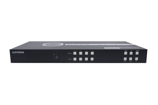 4X4 HDBASET MATRIX SWITCHER 4K. SUPPORTS HDCP 2.2. TRANSMIT 4K&2K SIGNAL 8M VIA HDMI PORT. 40M VIA H