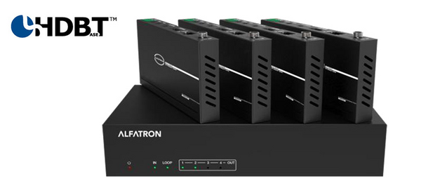 SUK4T IS AN HDBASET SPLITTER KIT  WITH 1X HDMI INPUT AND 4X HDBASET WITH 1X HDMI LOCAL OUTPUT FOR CA