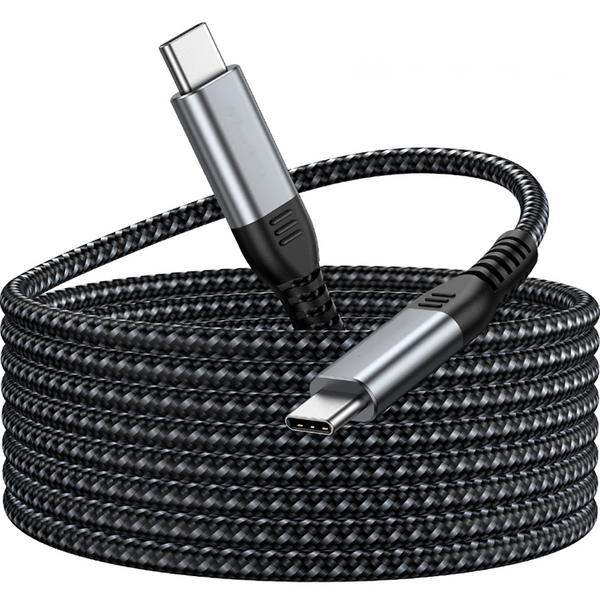 USBC TO USBC CABLE, USB 4.0, 240W FAST CHARGING, SUPPORTS ACTIVE THUNDERBOLT 3, 40 GBPS, 3.3FT