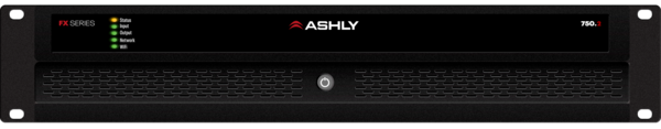 2CH POWER AMPLIFIER WITH DSP 2 X 750W @ 2/4 OHMS, 375W @ 8 OHMS 1 X 1500W BR @ 70V