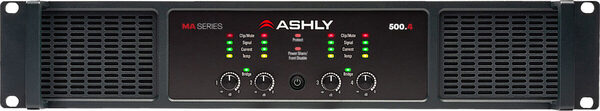 4CH MULTI-MODE POWER AMPLIFIER, 4 X 500W @ 2/4/8 OHMS & 70V, 300W @ 25V