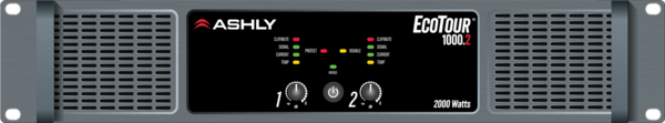 HIGH-EFFICIENCY POWER AMPLIFIER 2 X 1000W @ 2/4 OHMS & 70V, 500W @ 8 OHMS