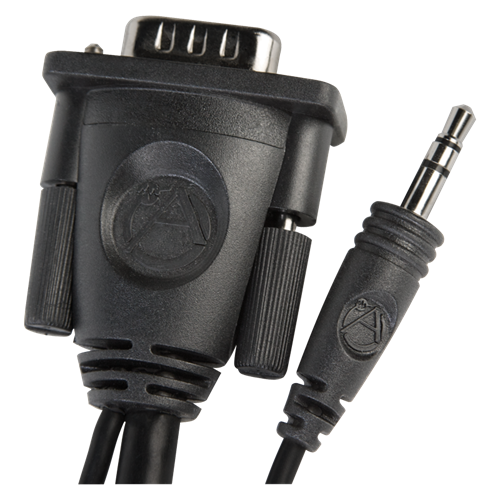 VGA/UXGA CABLE W/ 3.5MM STEREO PLUG (8 METERS)
