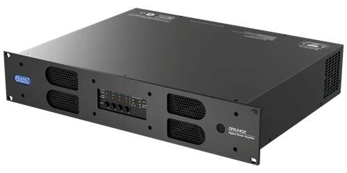 2/4CH NETWORKABLE 2400W POWER AMPLIFIER / 2 X 1200W @ 70V/100V / 4 X 500W @ 4O / 4 X 300W @ 8O / 2RU