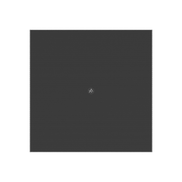 6" SQUARE BLACK GRILLE