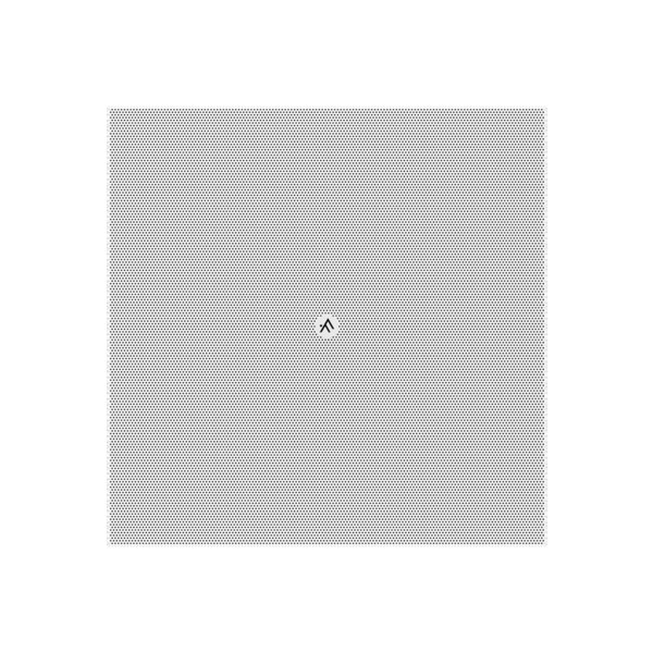 6" SQUARE BLACK WHITE