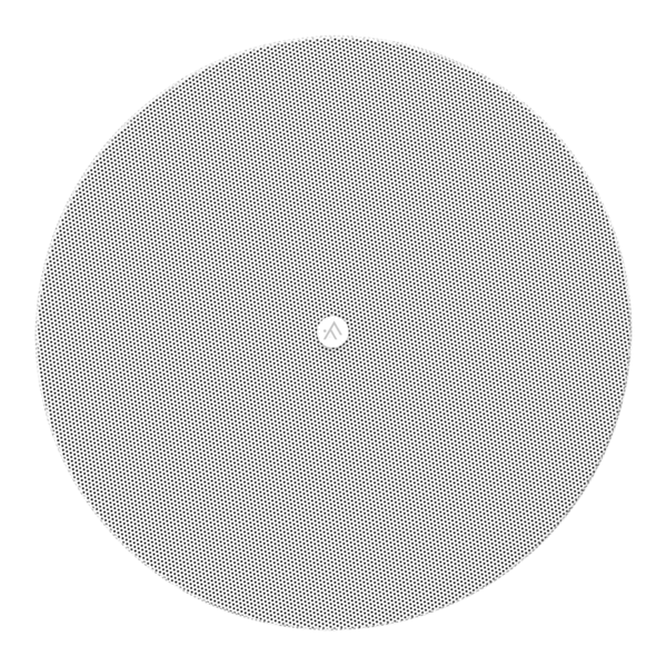 8" ROUND WHITE GRILLE