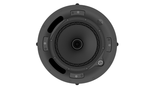 8" PREMIUM ISOFLARE CEILING SPEAKER, WIDE BANDWIDTH, HIGH SENSITIVITY, 360W 70V 8OHM, WHITE(BUY PR)