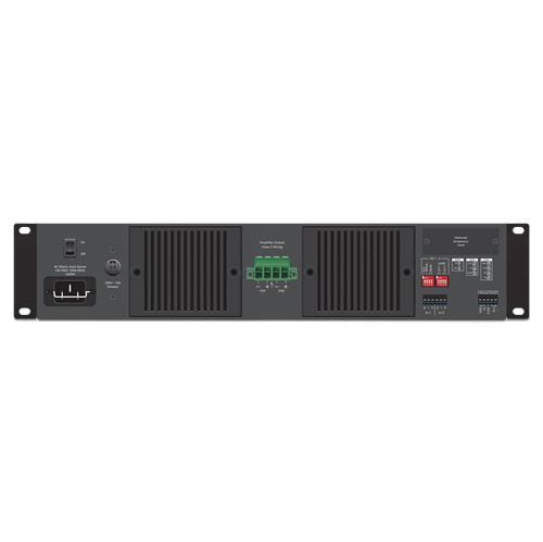 2CH 1300W HIGH POWER AMPLIFIER  2 X 650W @70V, 100V, 8 OHM, 4 OHM / 2 RU