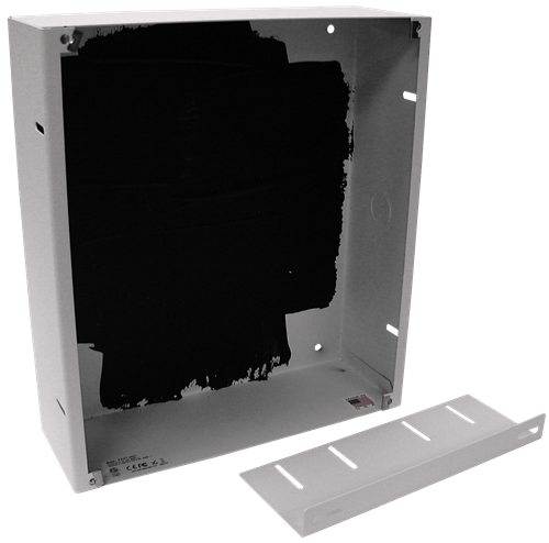 FLUSH MOUNT ENCLOSURE FOR ATLASIED IP ADDRESSABLE SPEAKERS WITH DISPLAYS