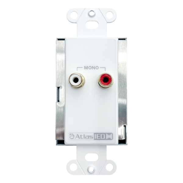 IPX COMPATIBLE DECORA-STYLE RCA WALL PLATE