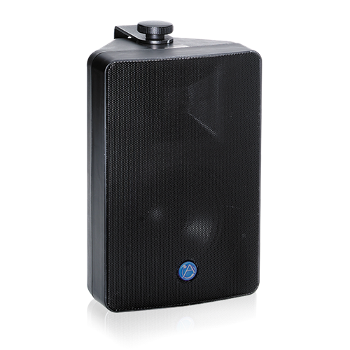 5.25" 2-WAY ALL WEATHER SPEAKER WITH 30-WATT 70V/100V TRANSFORMER - BLACK