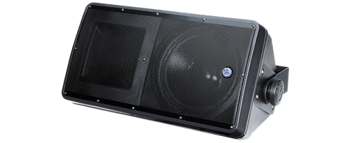 8" 2-WAY ALL WEATHER SPEAKER WITH 60-WATT 70V/100V TRANSFORMER - BLACK (UL CERTIFIED)