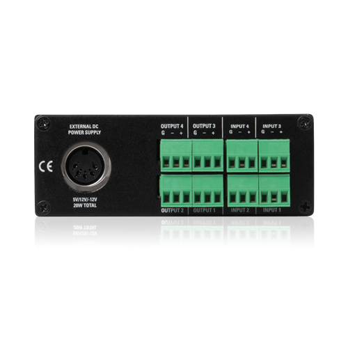 BLUEBRIDGE 4 INPUT X 4 OUTPUT DSP AUDIO PROCESSOR/NETWORKABLE DSP DEVICE, EXTERNAL POWER SUPPLY INCL