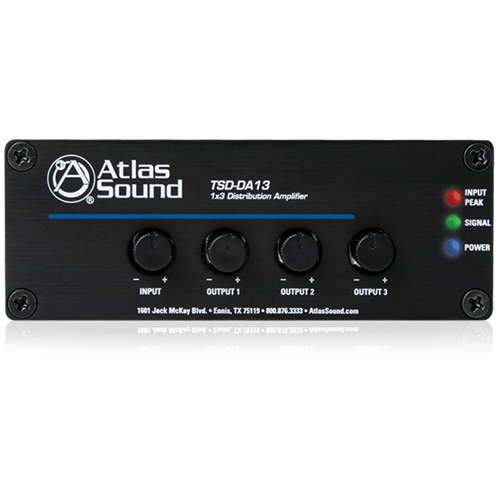 1 X 3 DISTRIBUTION AMPLIFIER / **REQUIRES POWER SUPPLY-SOLD SEPARATELY**