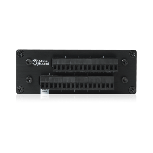 2 X 8 DISTRIBUTION AMPLIFIER (80MA DRAW EA)-2 BALANCED LINE INS WITH 8 ISOLATED BALANCED LINE OUTS