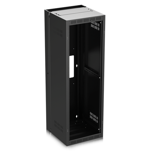 35RU WALL CABINET WITH ADJUSTABLE RAILS, 23.5" DEEP *FRONT DOOR OPTIONAL - SOLD SEPARATELY*