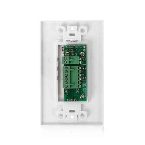 WALL PLATE INPUT SELECT SWITCH, VOLUME CONTROL 10K POT WITH SYSTEM INDICATOR