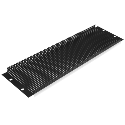 19" 3RU RECESSED VENT RACK PANEL