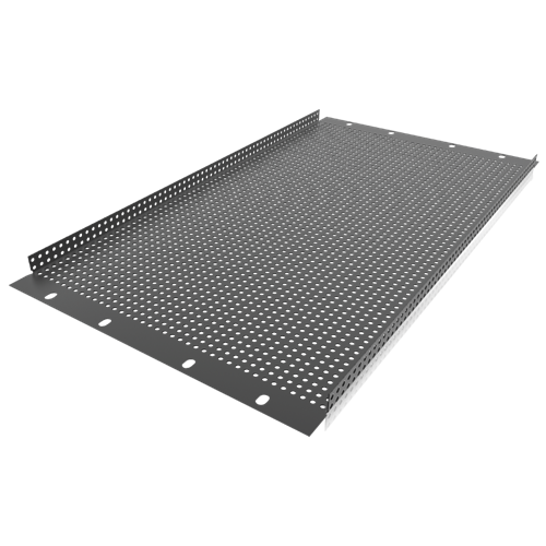 19" 6RU RECESSED VENT RACK PANEL