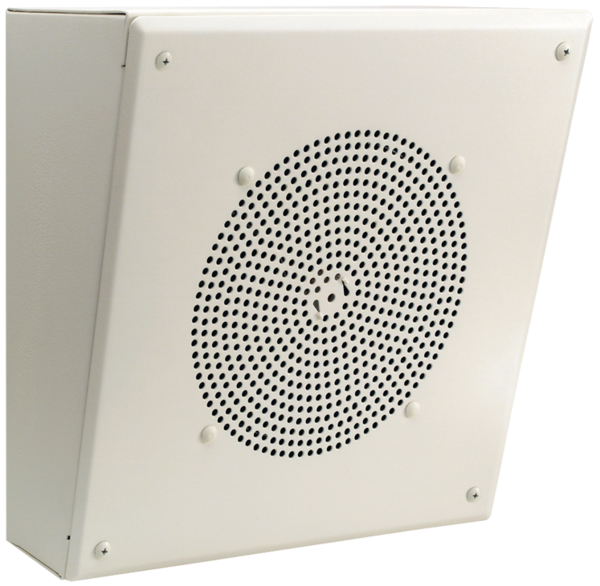 1W SELF/AMP SLANT MTL ENCL,8"