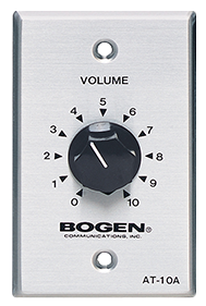 BOGEN 10W ATTENUATOR/VOLUME CONTROL FOR 25/70V SPEAKER LINE
